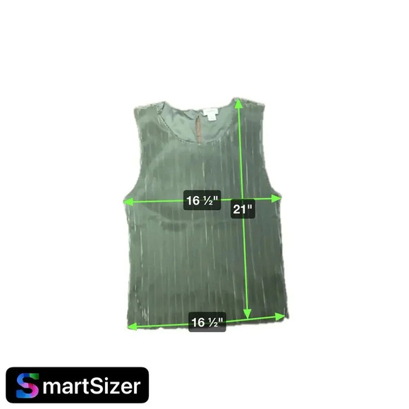 NEW J. Crew Plisse Shell Sleeveless Top Blouse & Slip Skirt Spanish Moss SZ S - Picture 8 of 14